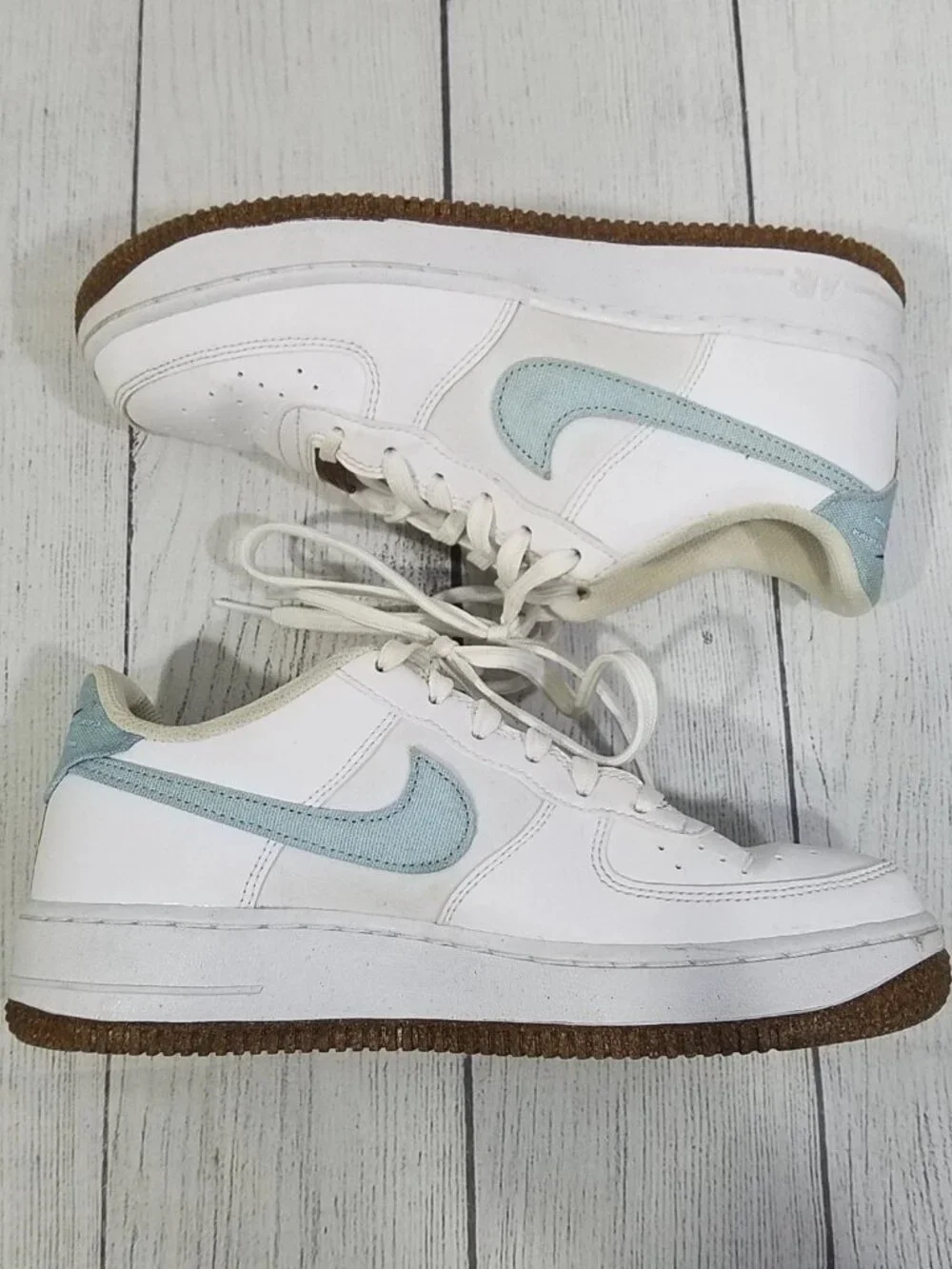 Nike Air Force 1 LV8 GS Size 6.5Y Indigo DA3093-100